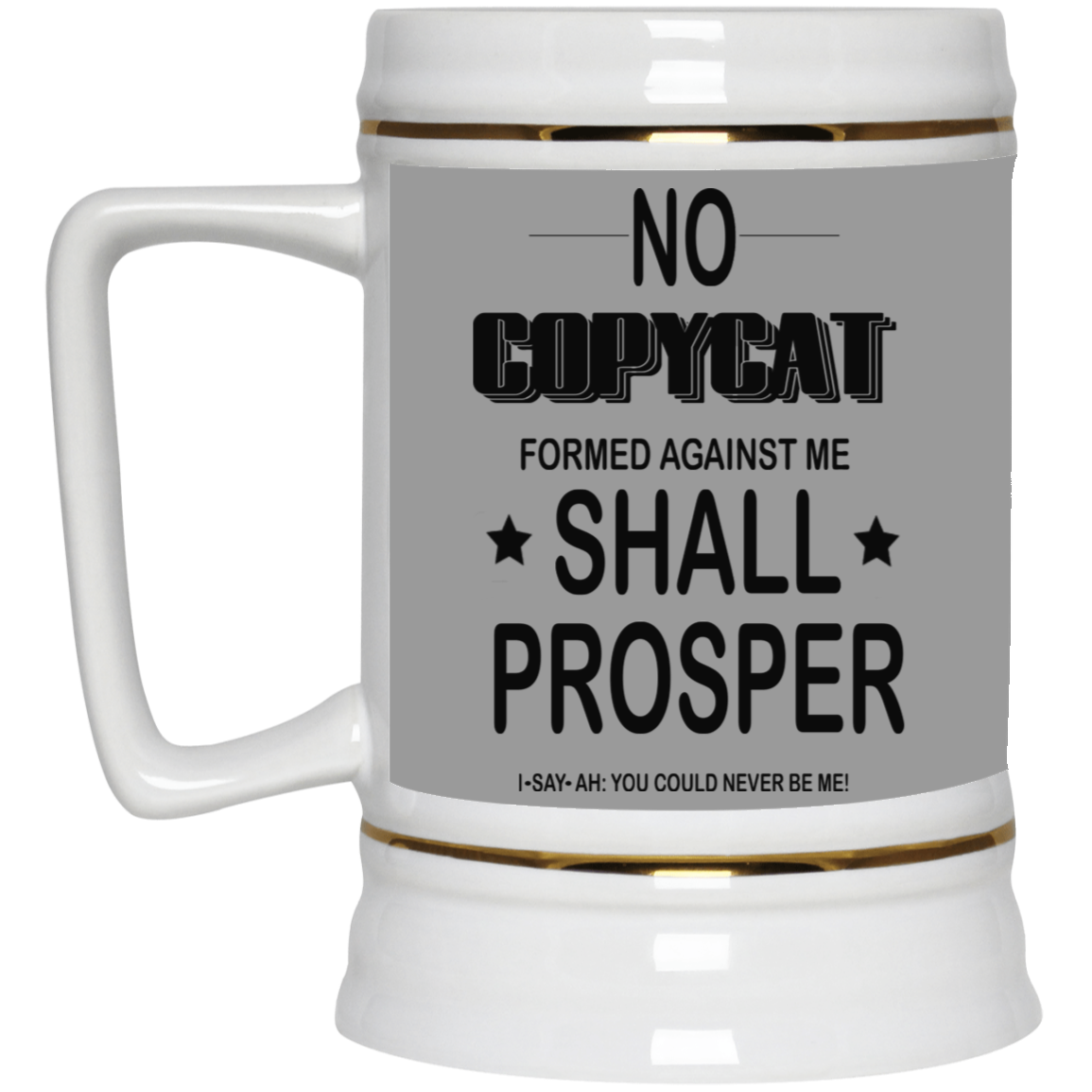 No Copycat-Beer Stein 22oz.