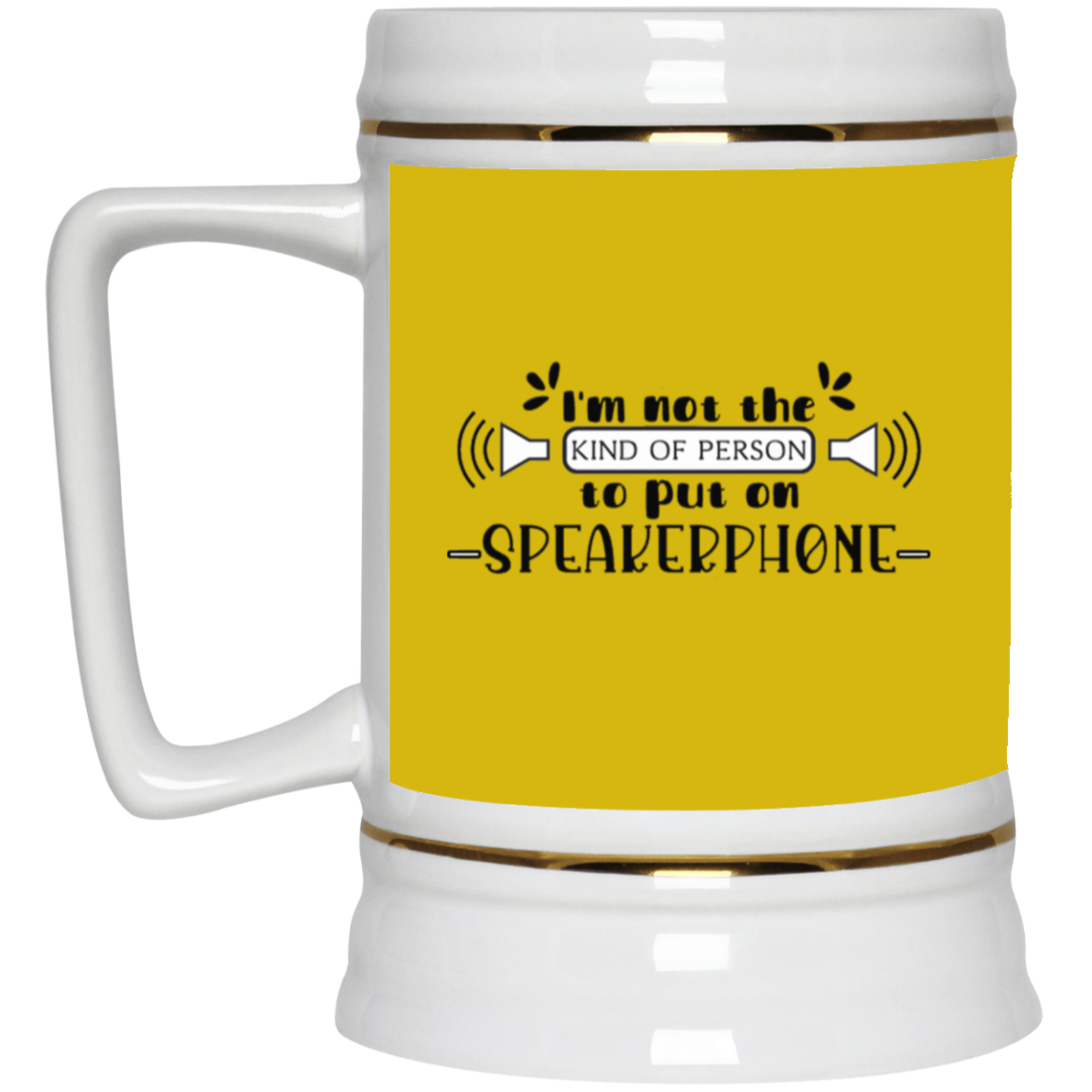 Speakerphone-Beer Stein 22oz.