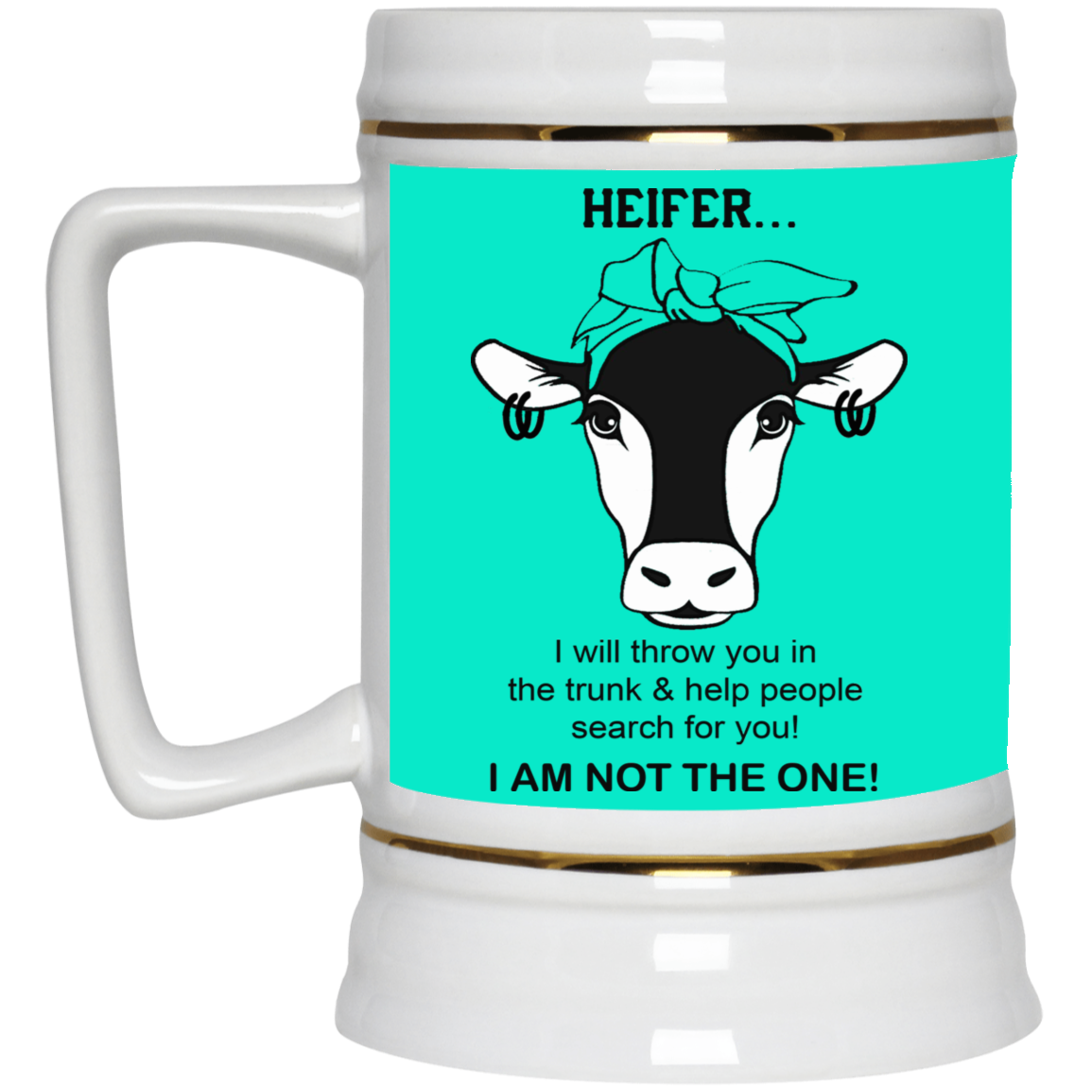 In the Trunk-Beer Stein 22oz.