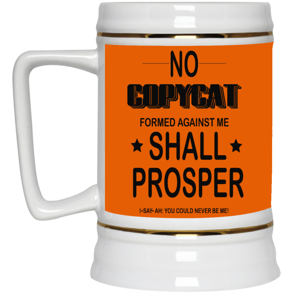 No Copycat-Beer Stein 22oz.