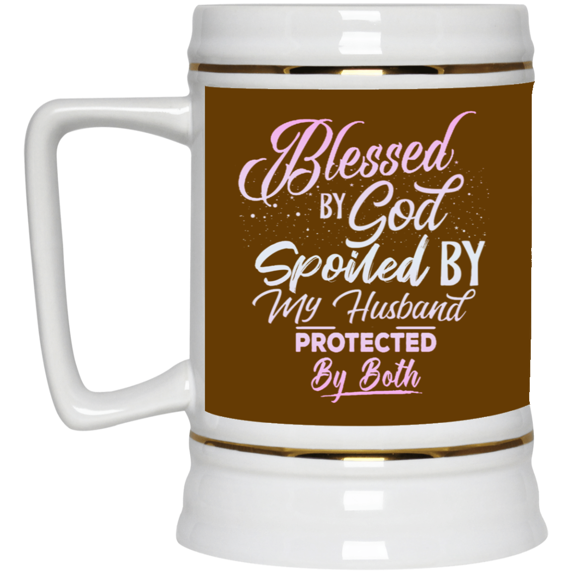 Blessed & Spoiled Gradient-Beer Stein 22oz.