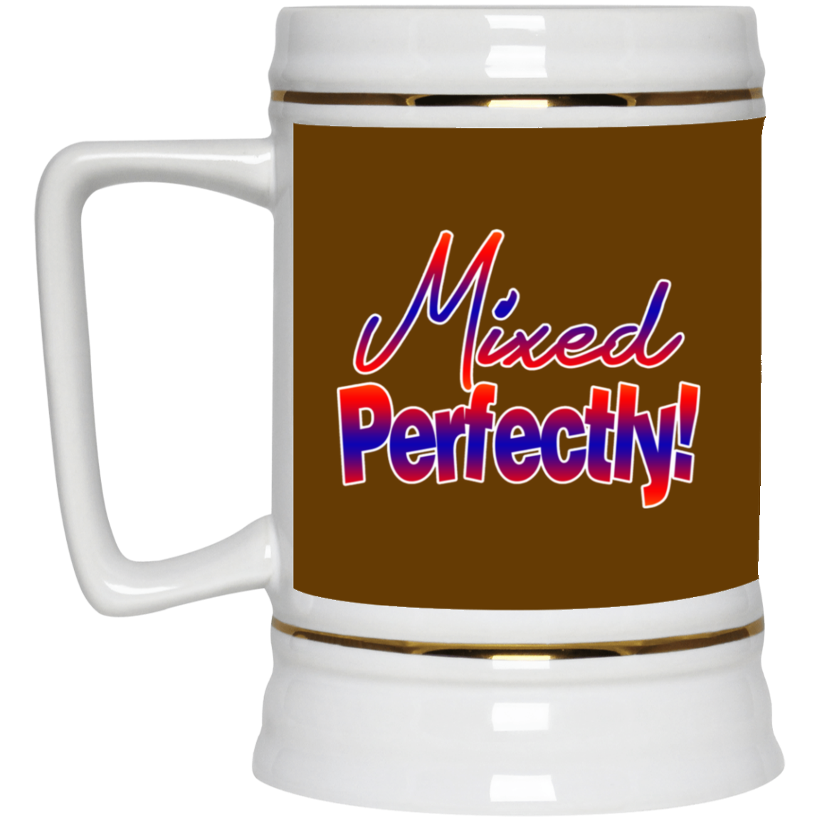 Mixed Perfectly-Beer Stein 22oz.