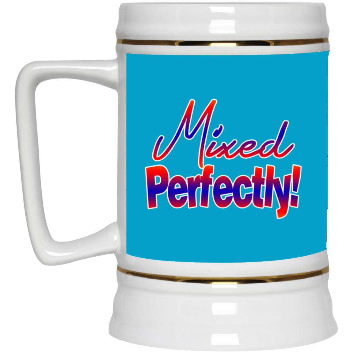 Mixed Perfectly-Beer Stein 22oz.