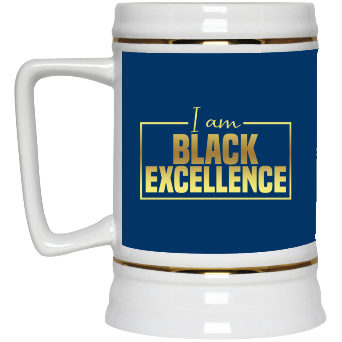 Black Excellence-Beer Stein 22oz.