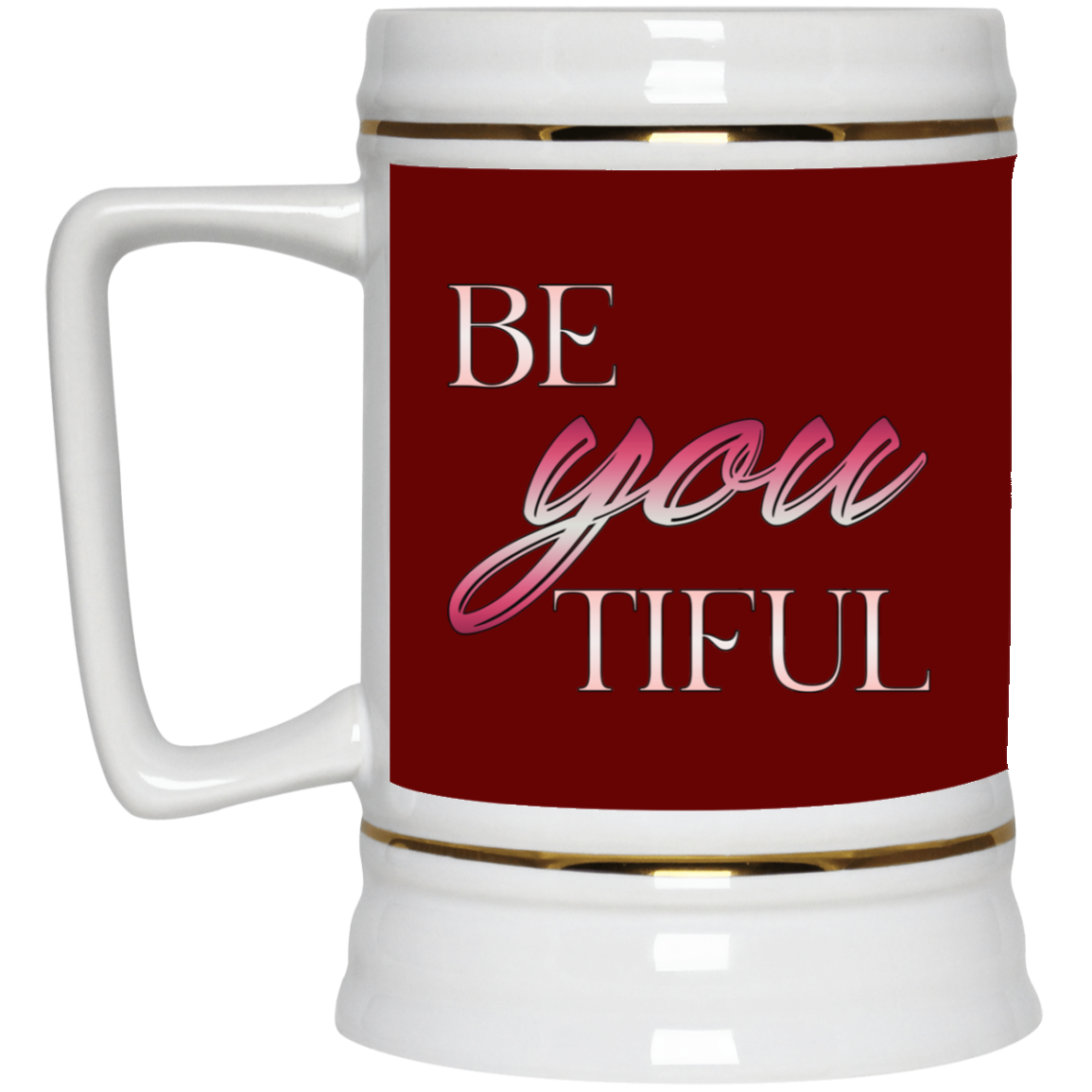 Beyoutiful-Beer Stein 22oz.