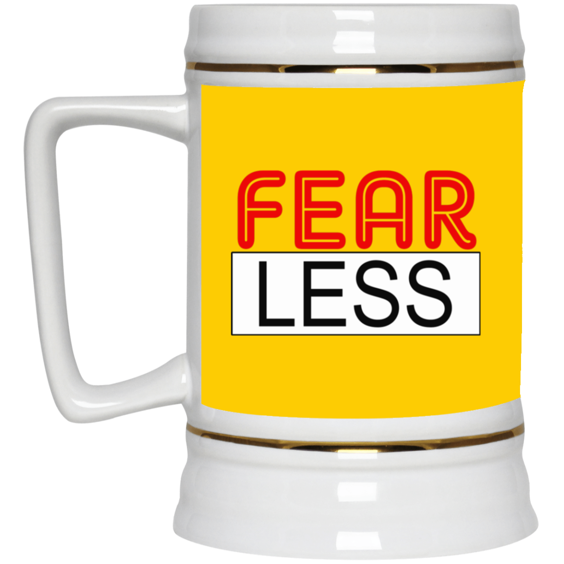 Fear-Less-Beer Stein 22oz.
