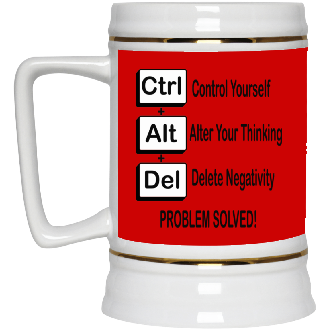 Ctrl-Alt-Del-Beer Stein 22oz.