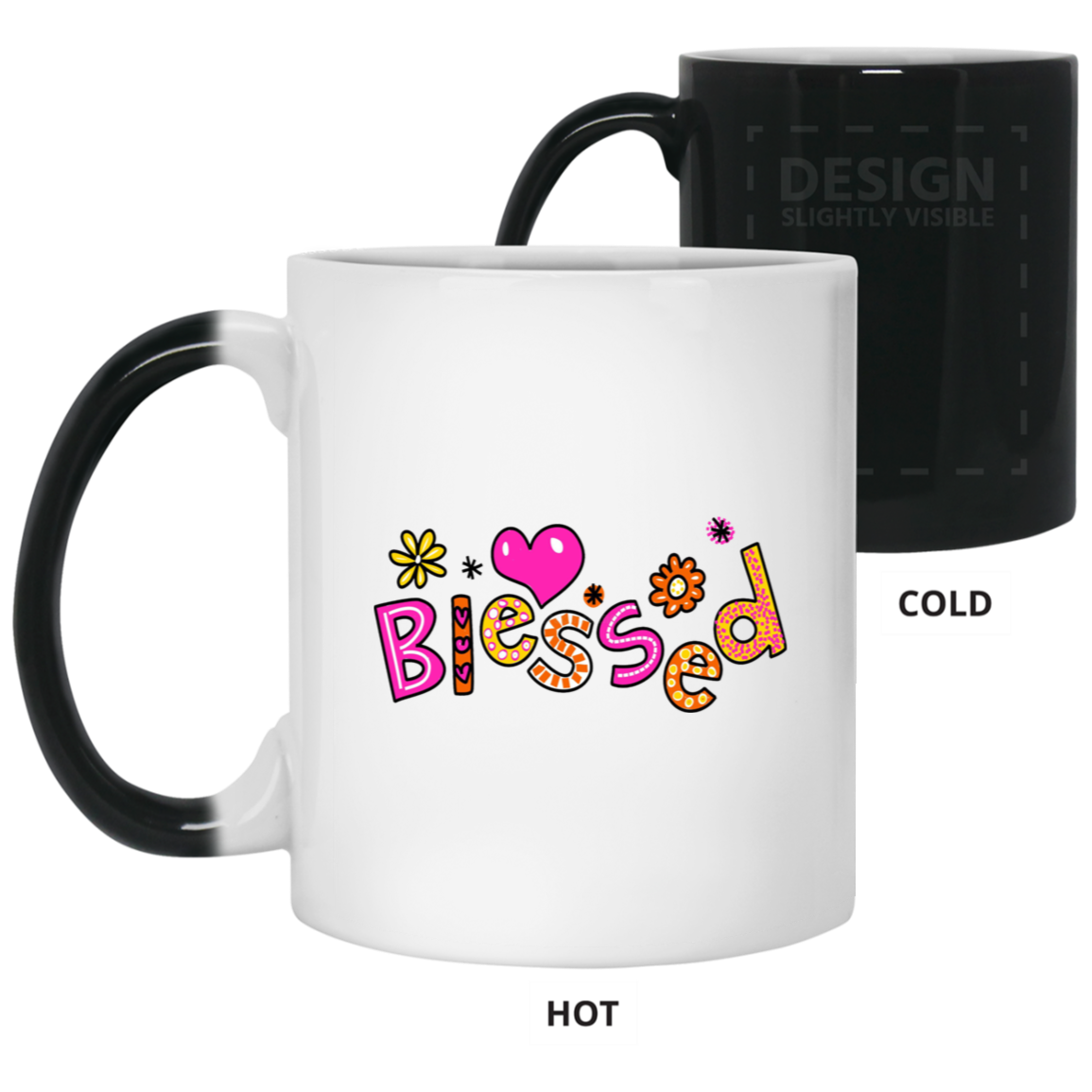 Blessed Flowers-11oz Color Changing Mug