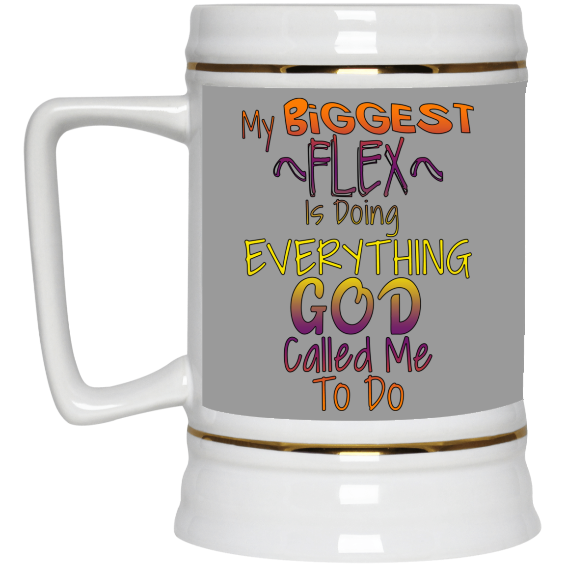 Biggest Flex-Beer Stein 22oz.