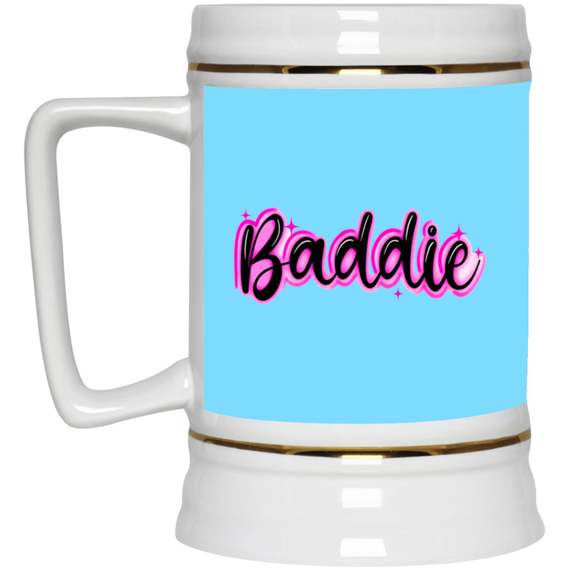 Baddie Gradient-Beer Stein 22oz.