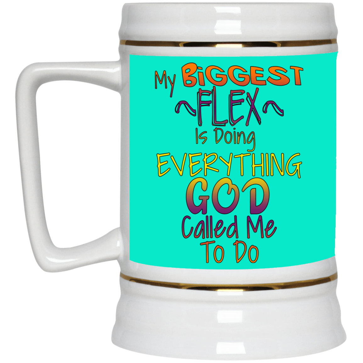 Biggest Flex-Beer Stein 22oz.