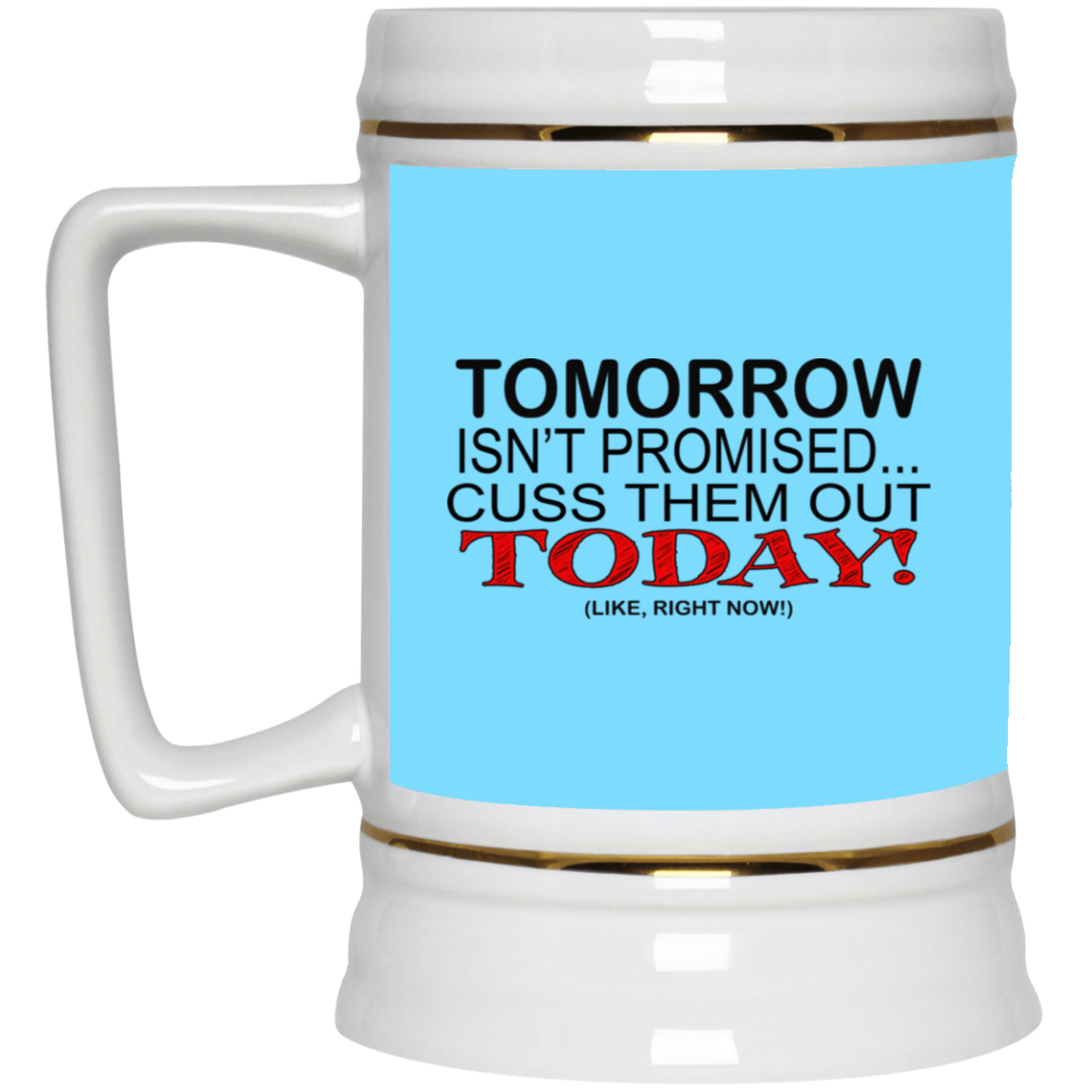 Cuss Them Out-Beer Stein 22oz.