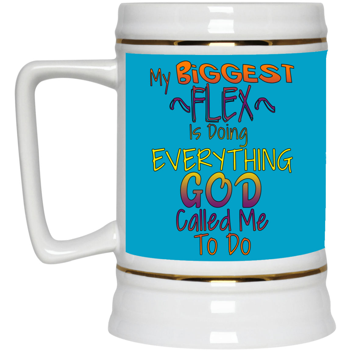 Biggest Flex-Beer Stein 22oz.