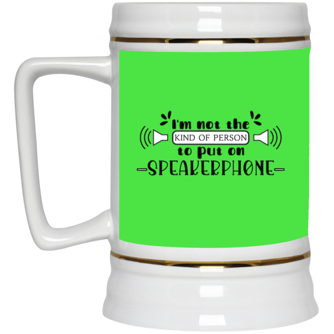 Speakerphone-Beer Stein 22oz.