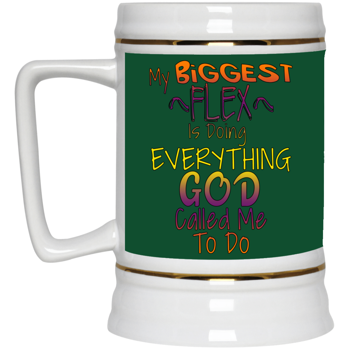 Biggest Flex-Beer Stein 22oz.