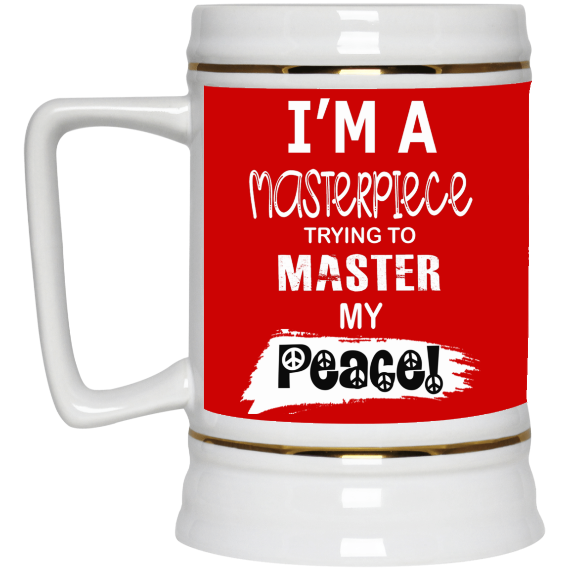 Master Peace-Beer Stein 22oz.