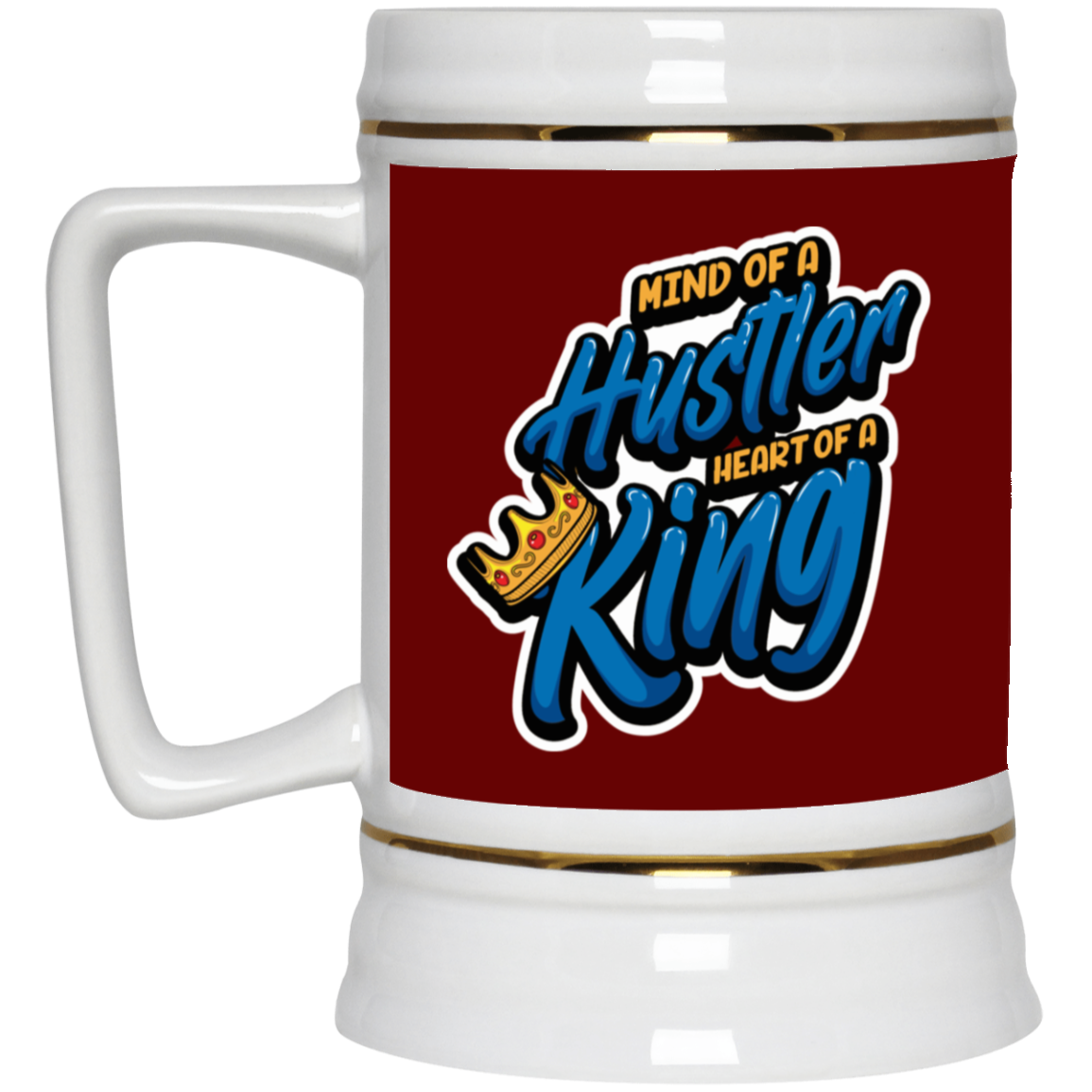 Mind of a Hustler-Beer Stein 22oz.