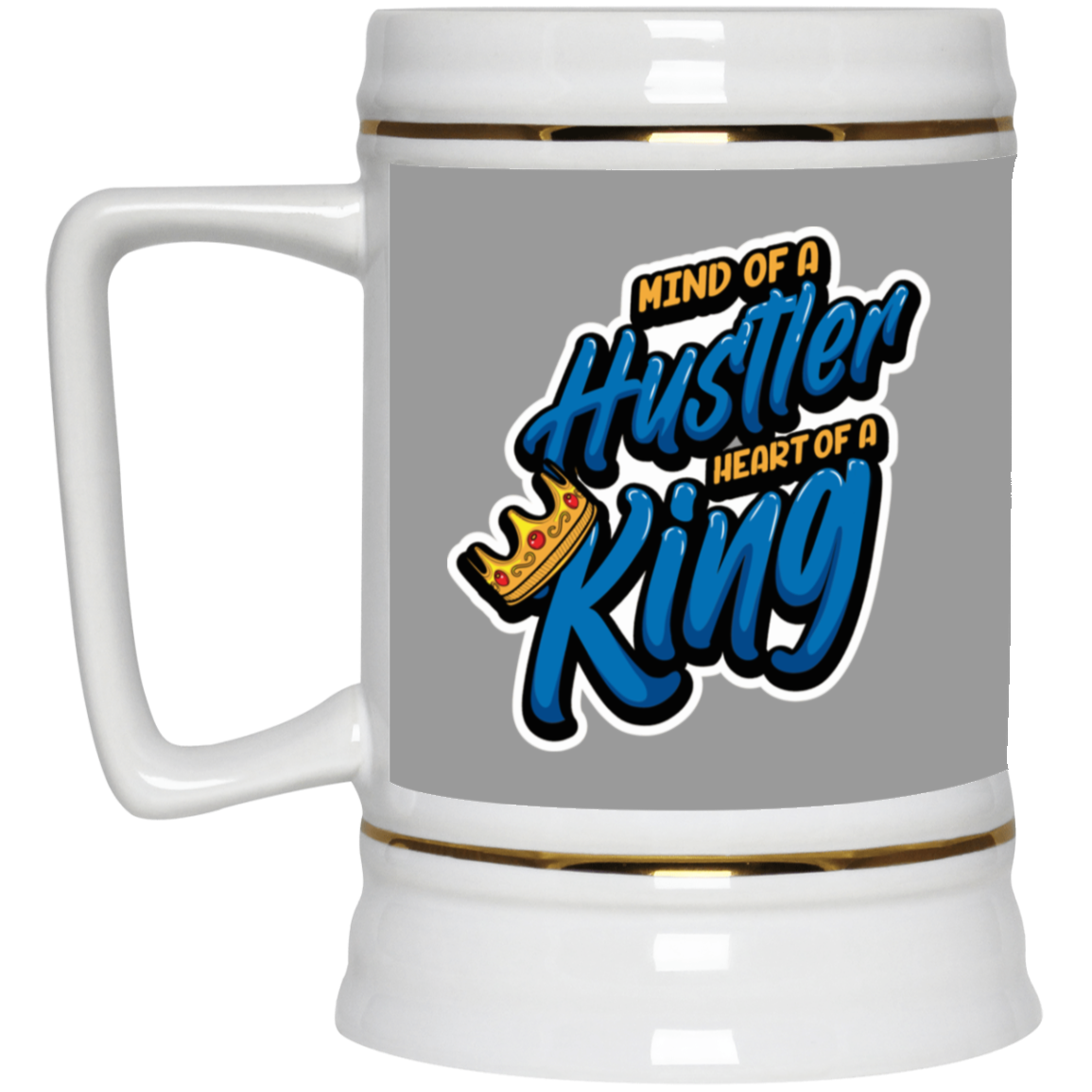 Mind of a Hustler-Beer Stein 22oz.