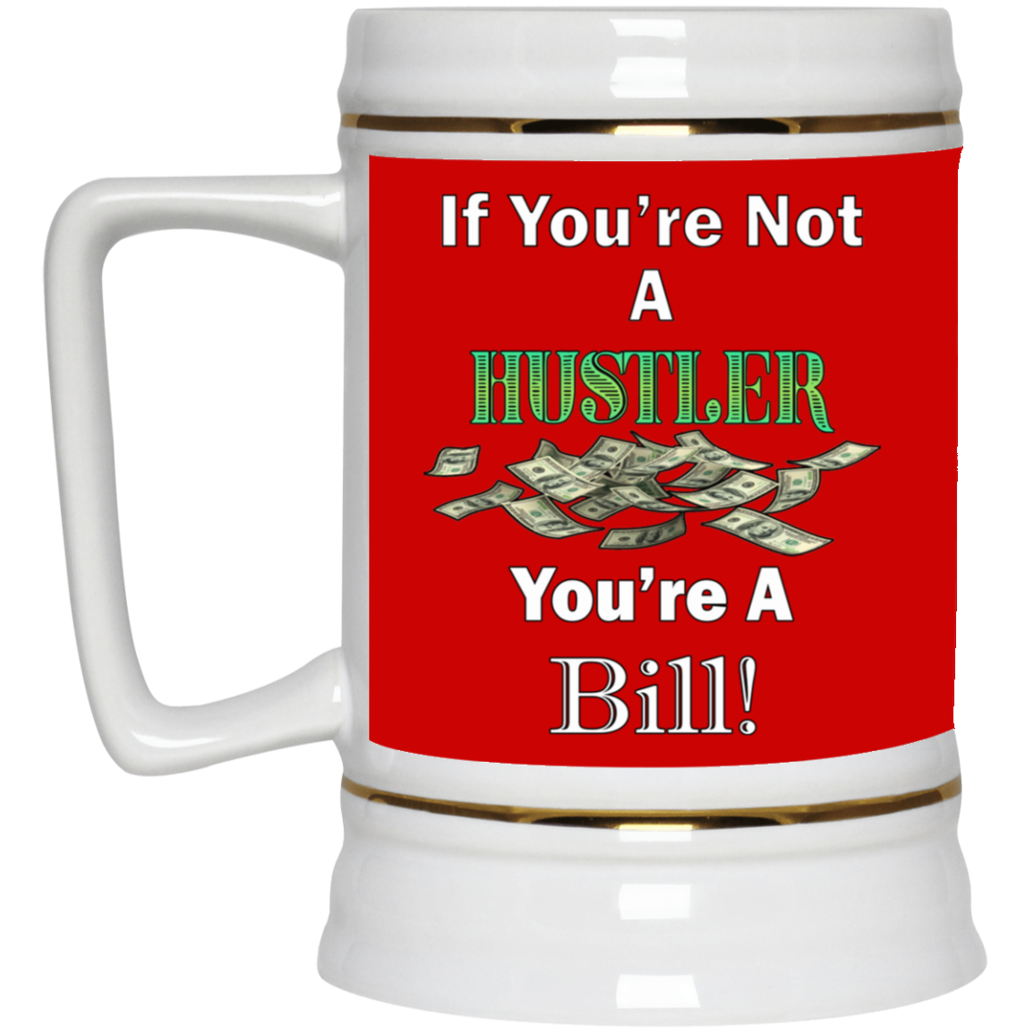 Hustler-Beer Stein 22oz.