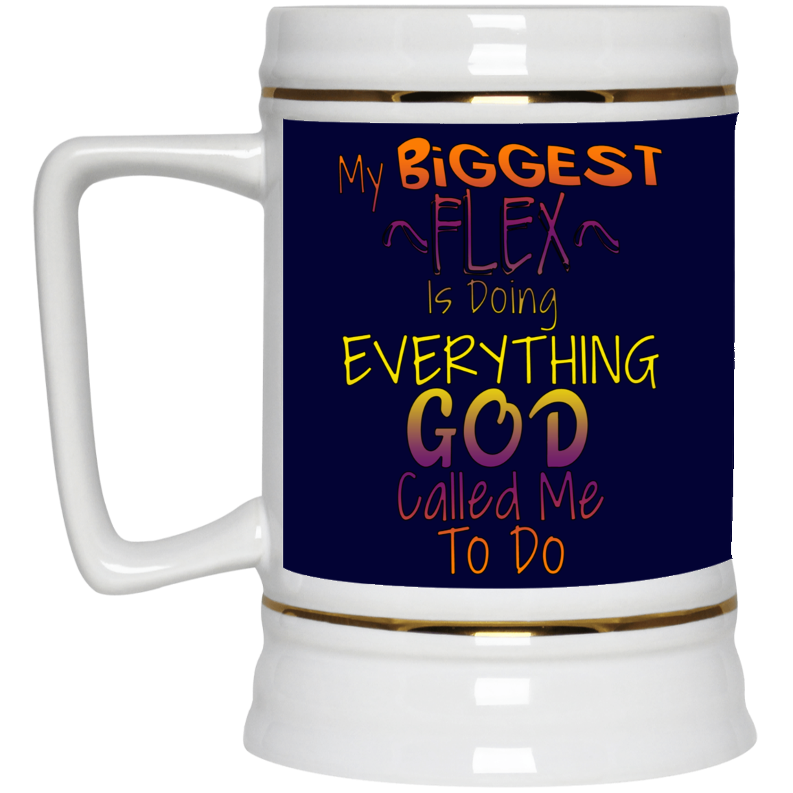 Biggest Flex-Beer Stein 22oz.