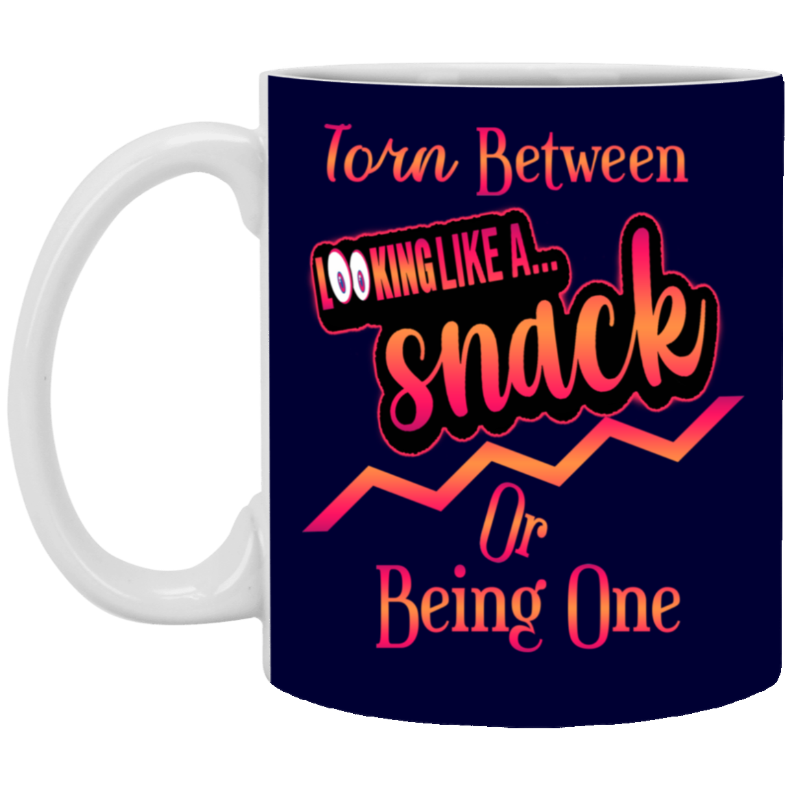 A Snack-Crying-11oz White Mug