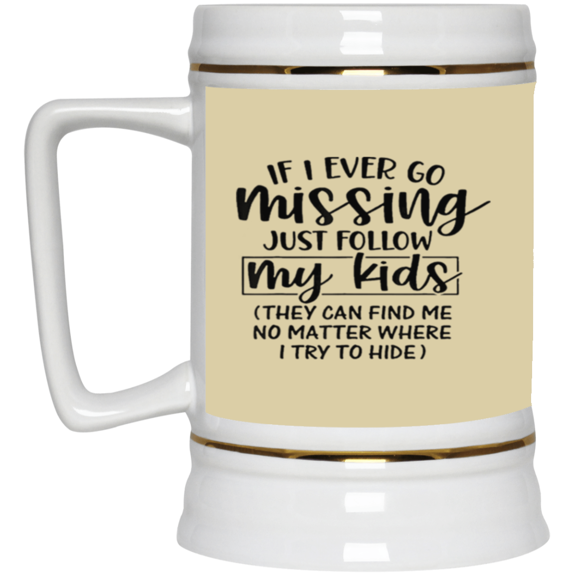 Missing-Beer Stein 22oz.