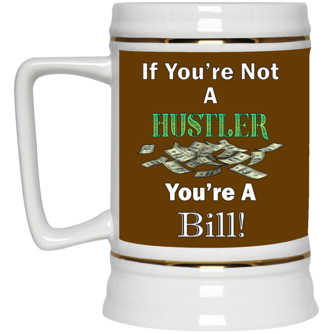 Hustler-Beer Stein 22oz.