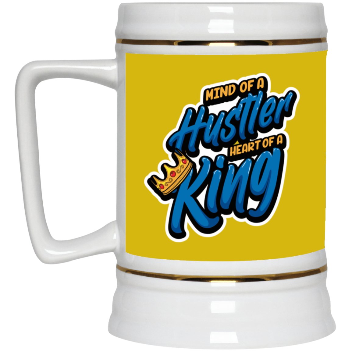 Mind of a Hustler-Beer Stein 22oz.
