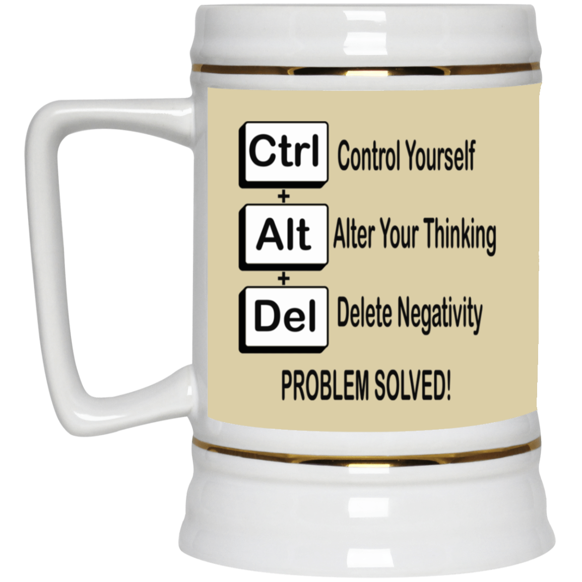 Ctrl-Alt-Del-Beer Stein 22oz.