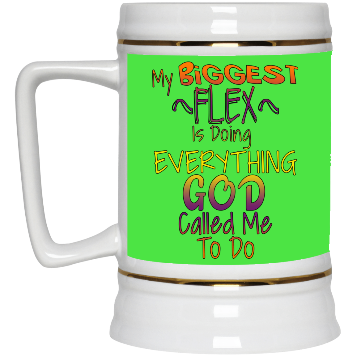 Biggest Flex-Beer Stein 22oz.