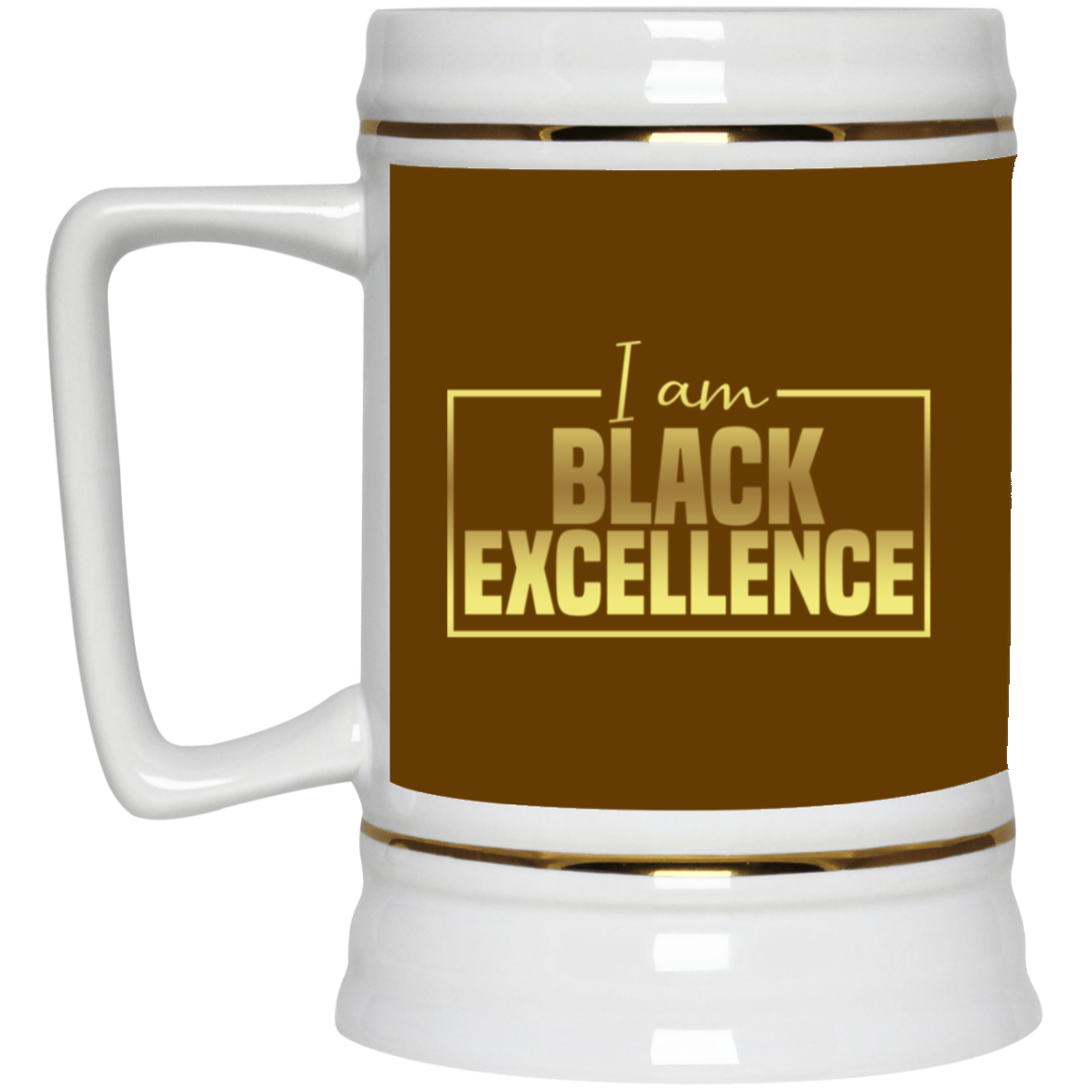 Black Excellence-Beer Stein 22oz.