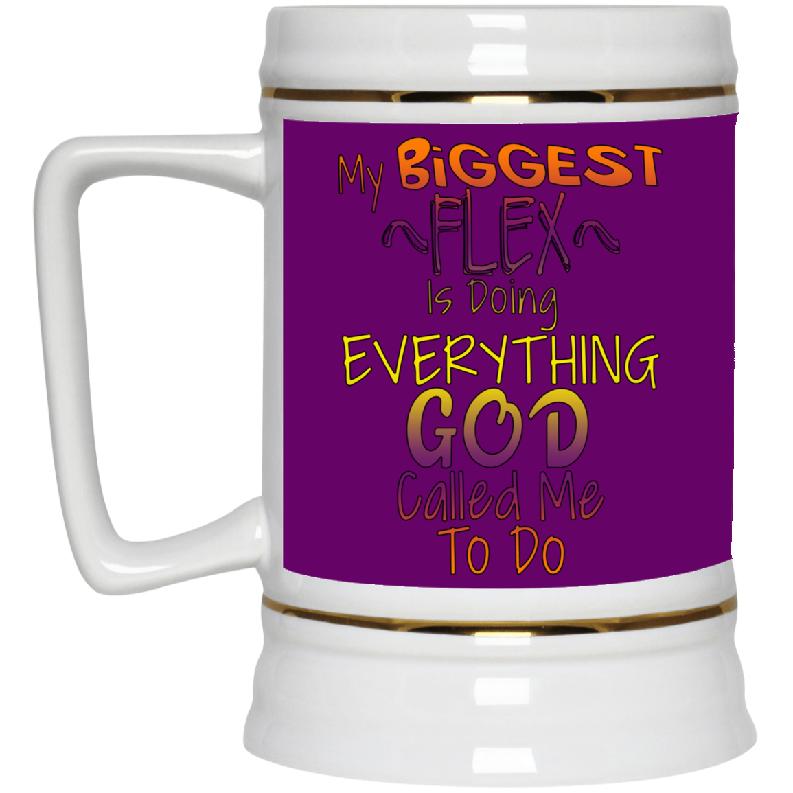 Biggest Flex-Beer Stein 22oz.
