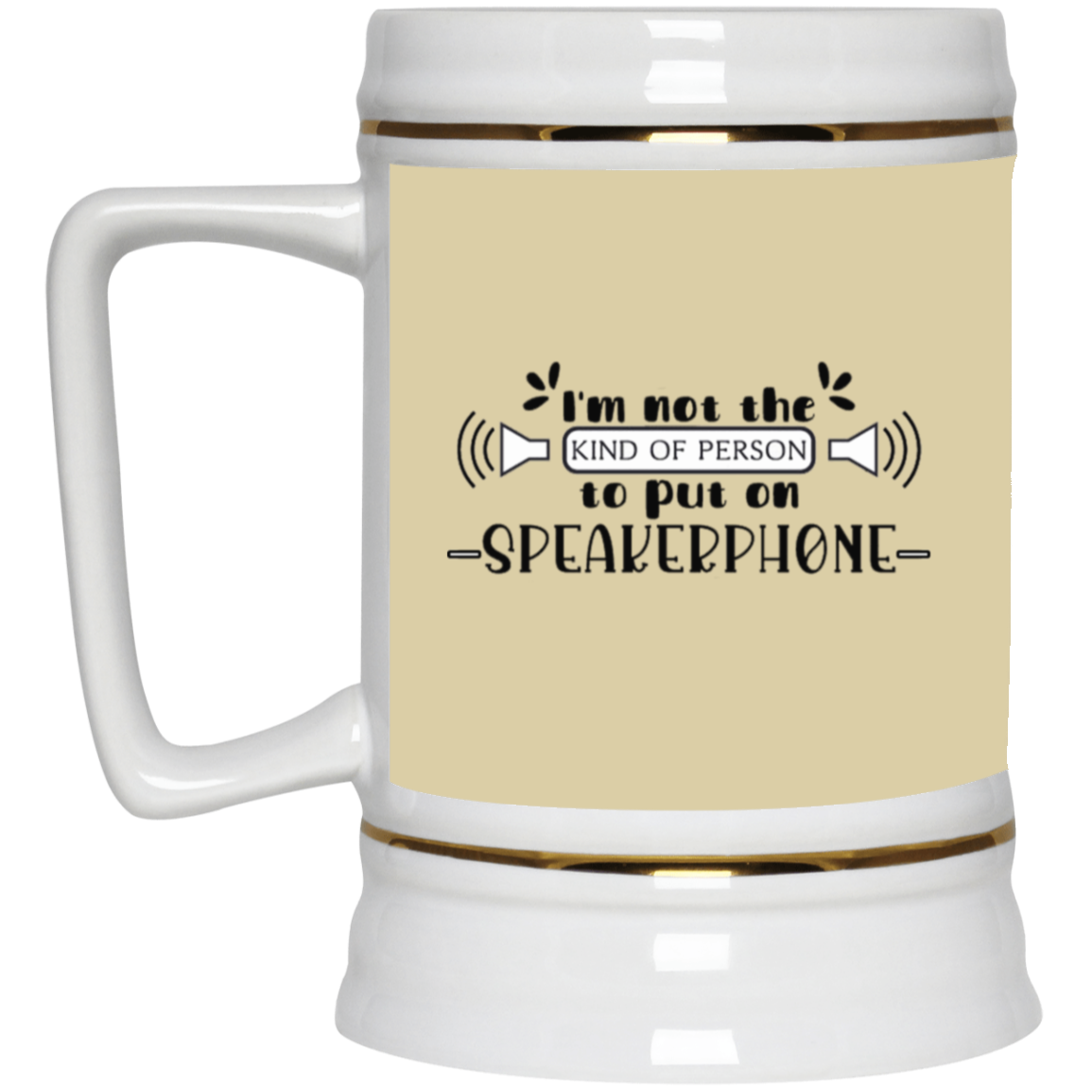Speakerphone-Beer Stein 22oz.