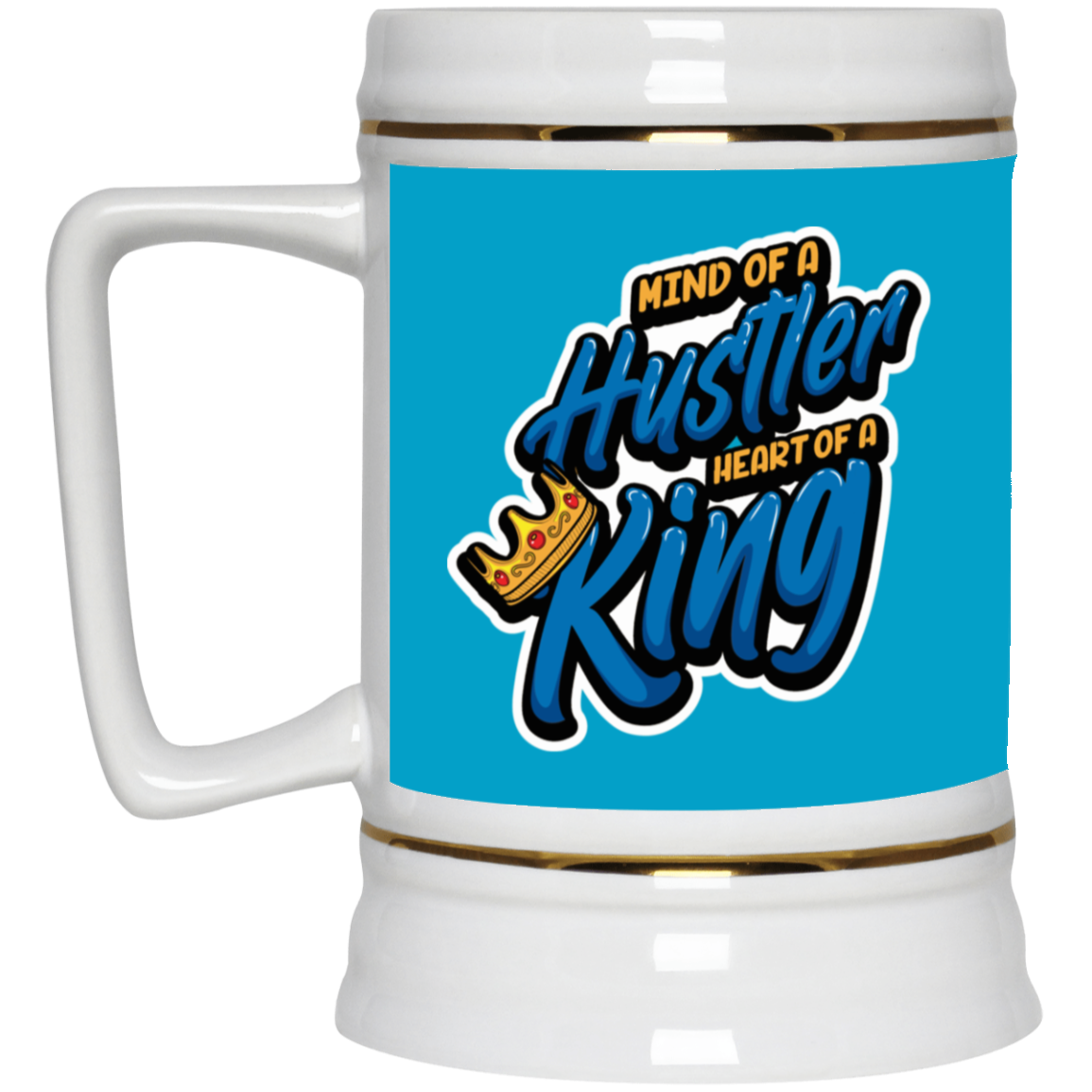 Mind of a Hustler-Beer Stein 22oz.
