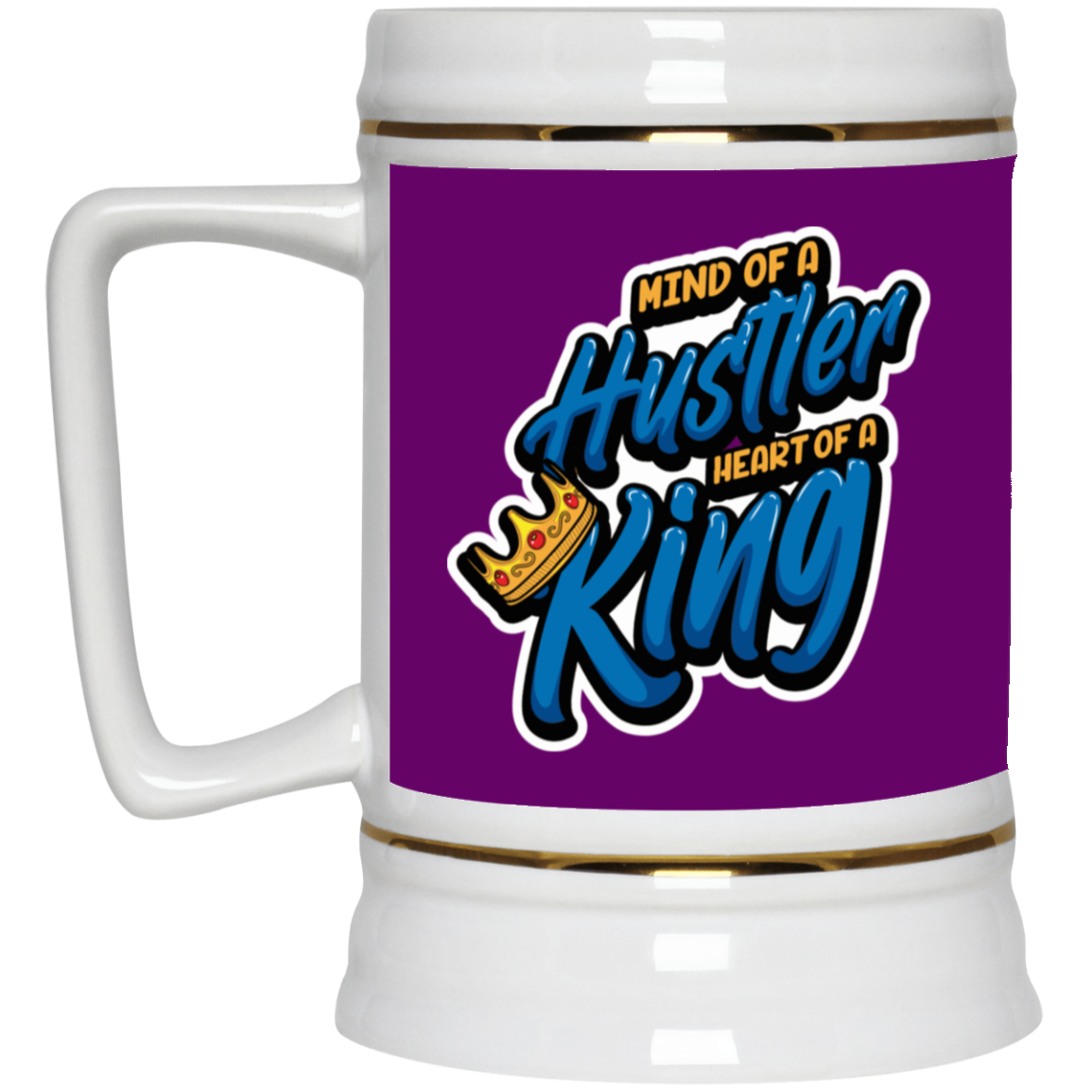Mind of a Hustler-Beer Stein 22oz.