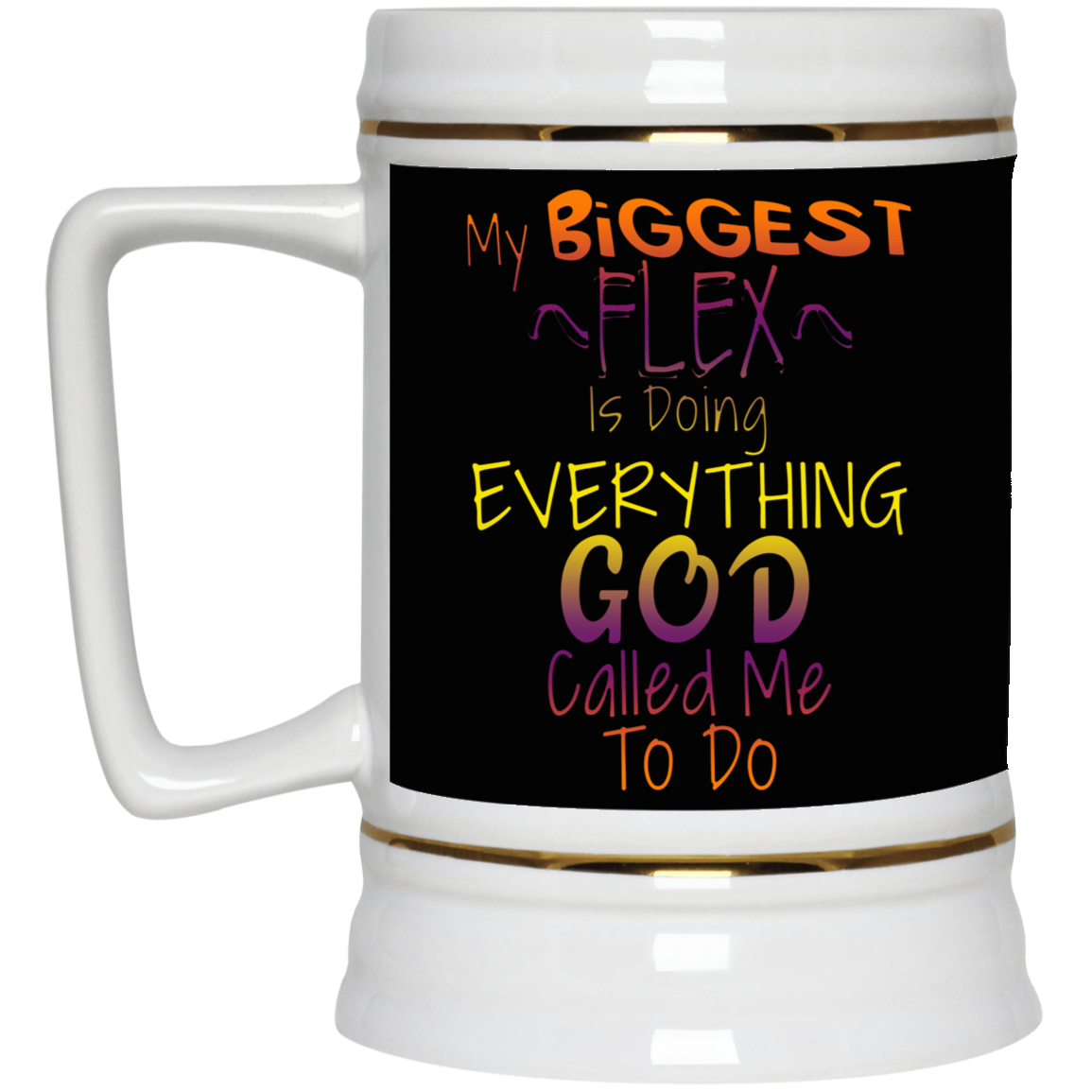Biggest Flex-Beer Stein 22oz.