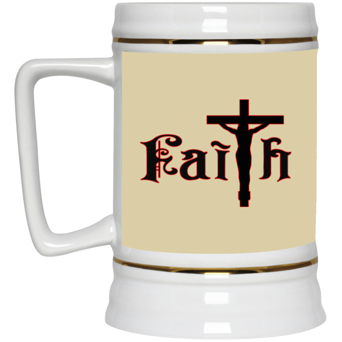 Faith-Beer Stein 22oz.