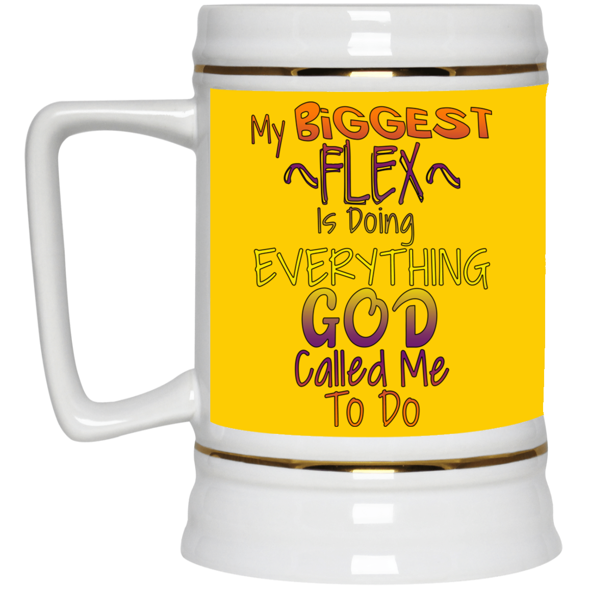 Biggest Flex-Beer Stein 22oz.