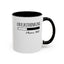 Overthinking-Accent Coffee Mug (11, 15oz)