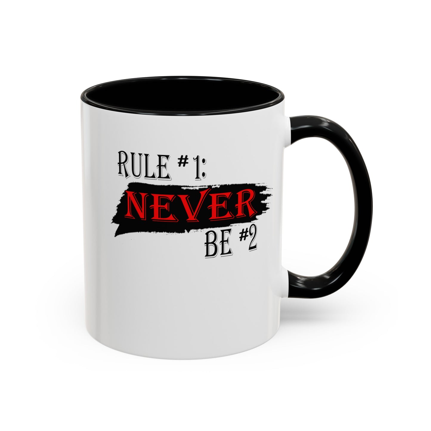 Never #2-Accent Coffee Mug (11, 15oz)