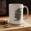 Root of Evil-Money-Accent Coffee Mug (11, 15oz)