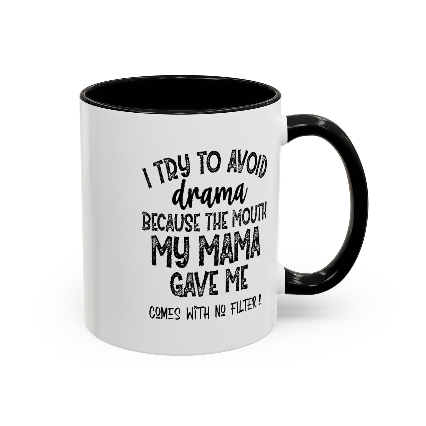 No Filter-Accent Coffee Mug (11, 15oz)