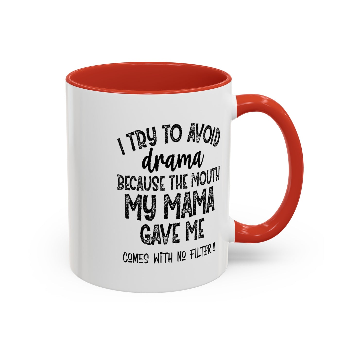 No Filter-Accent Coffee Mug (11, 15oz)