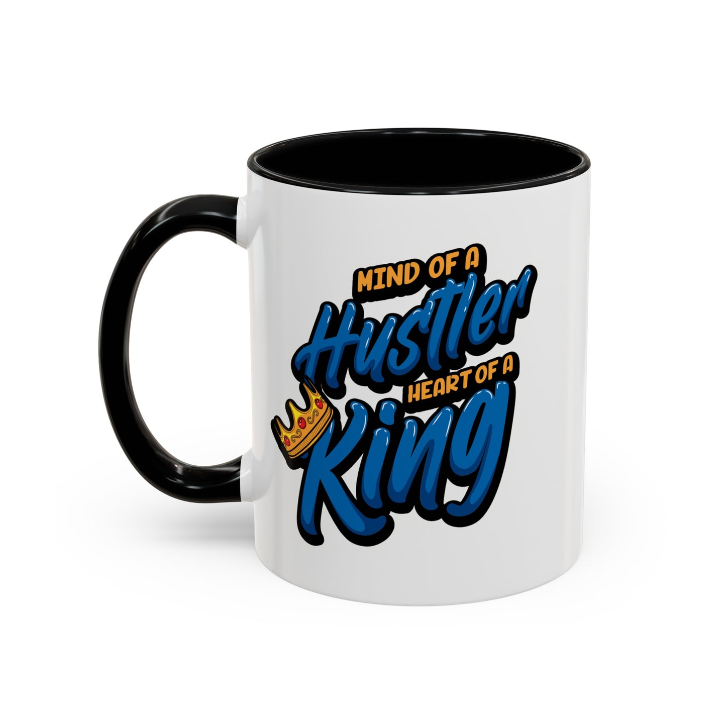 Mind of a Hustler-Accent Coffee Mug (11, 15oz)
