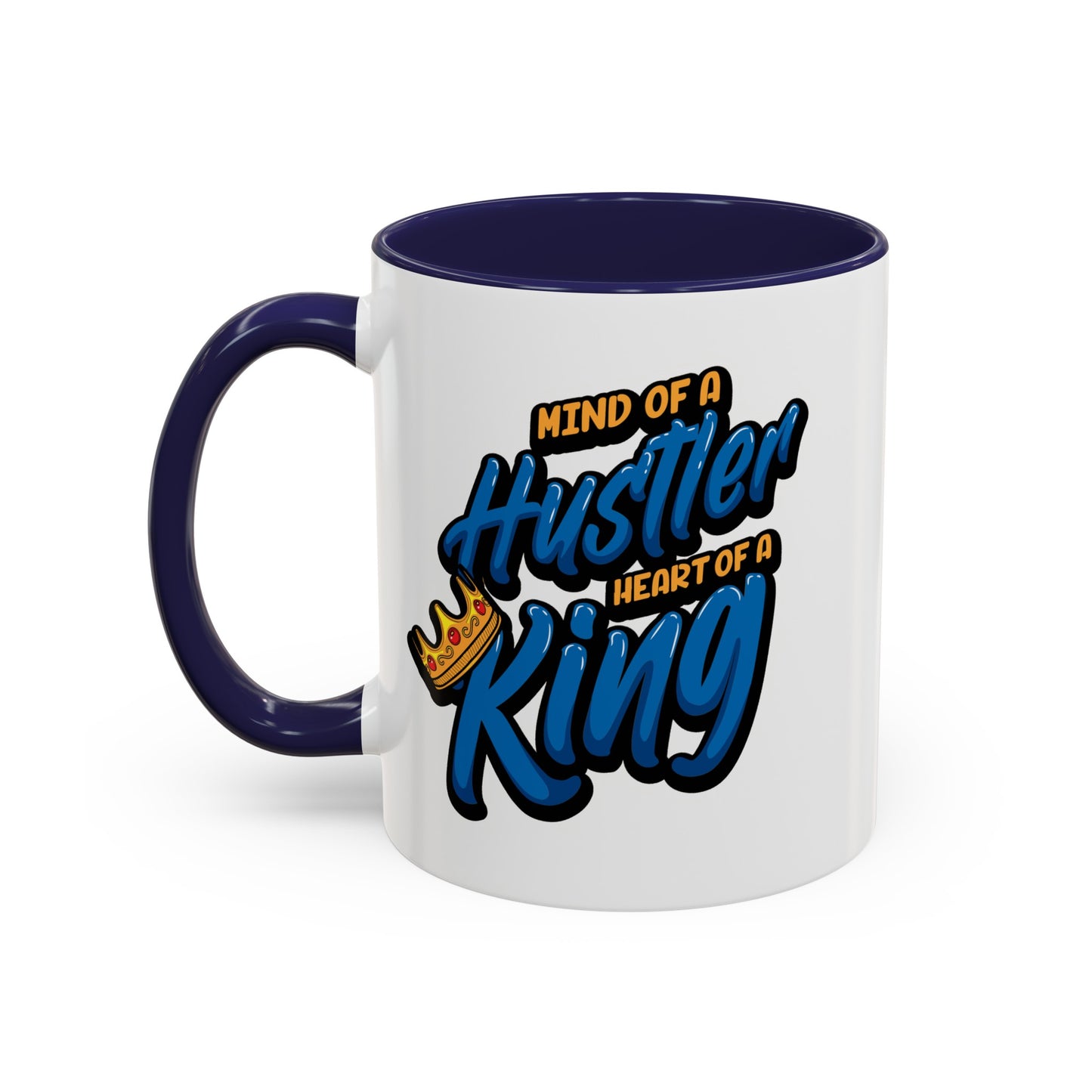 Mind of a Hustler-Accent Coffee Mug (11, 15oz)