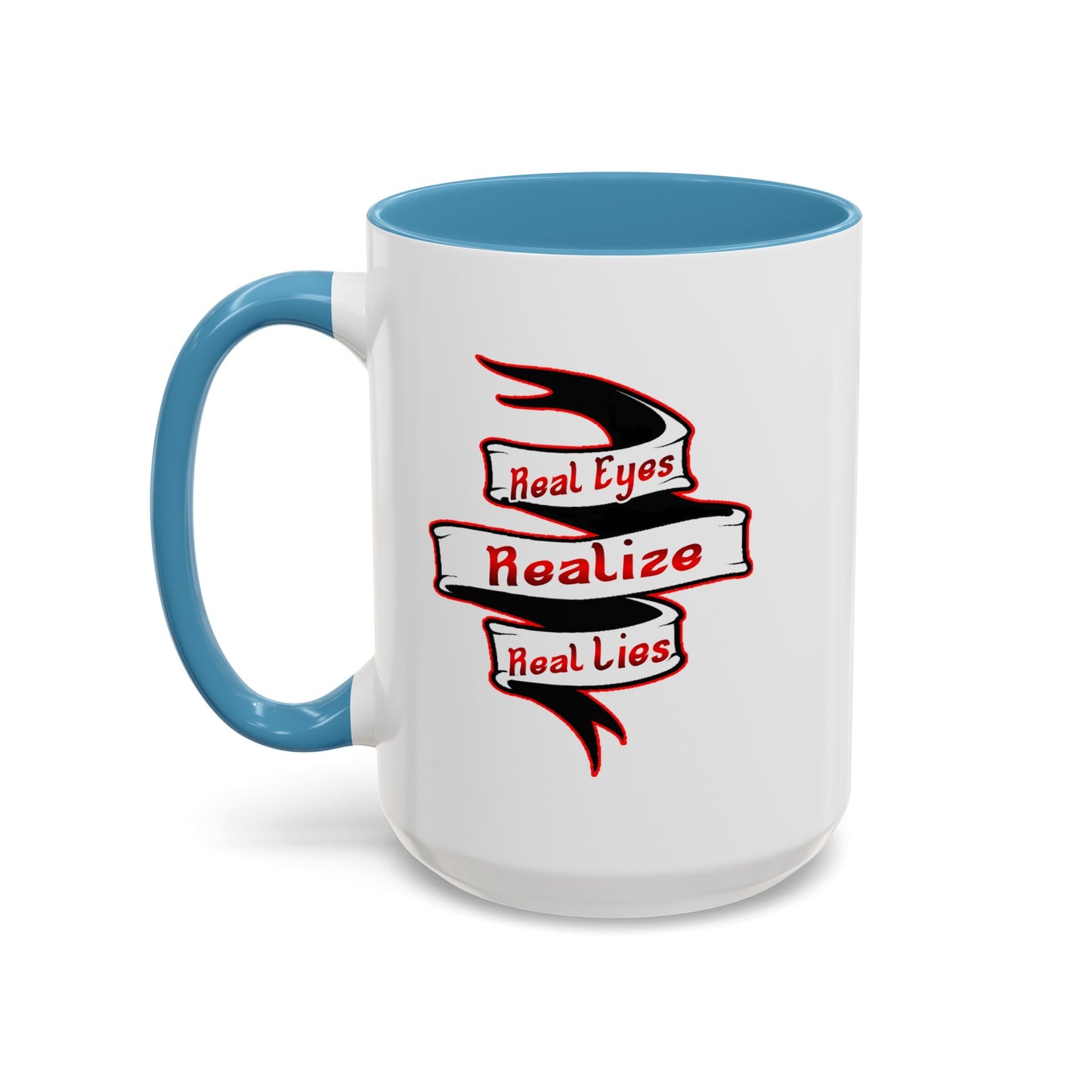 Real Eyes-Accent Coffee Mug (11, 15oz)