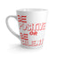 Be Positive-Silent-Latte Mug, 12oz