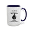 Fu(k You-Middle Finger-Accent Coffee Mug (11, 15oz)