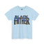 Black Father Panther Style-Heavy Cotton Classic Tee