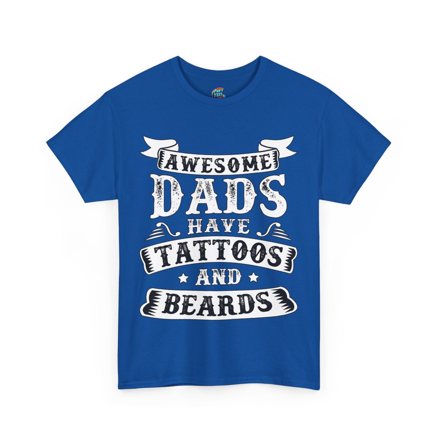 Beards and Tattoos-Heavy Cotton Classic Tee